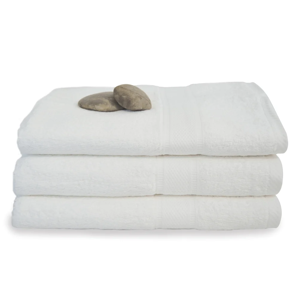 Deluxe Premium Bath Towel, 25" x 50", 10 lbs/Dz, White